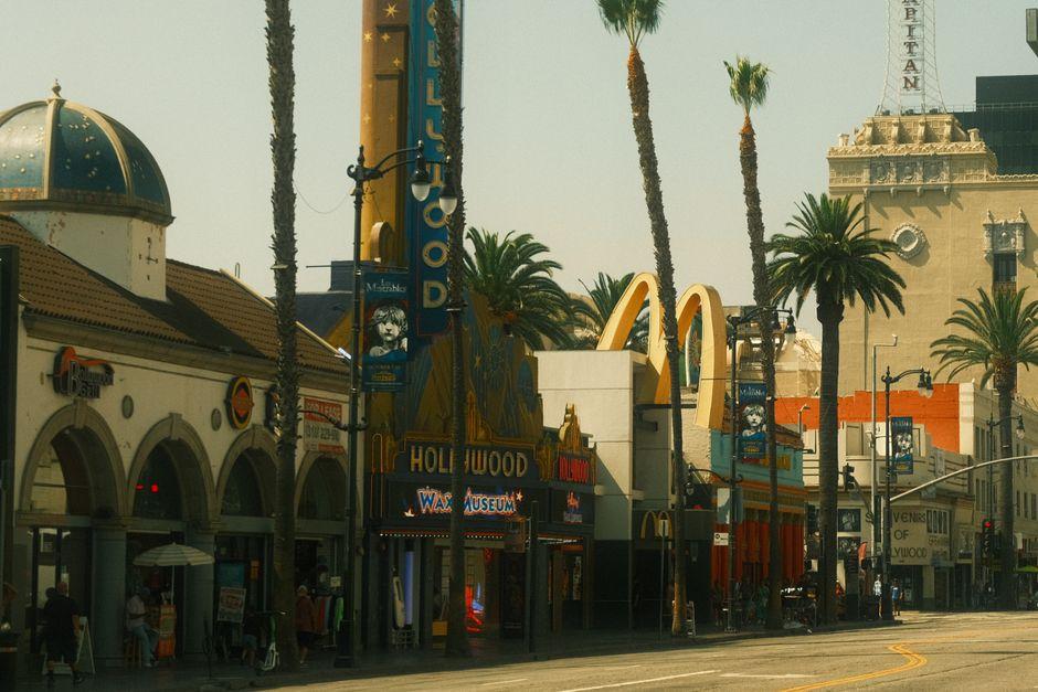 Historic Hollywood Boulevard in Los Angeles